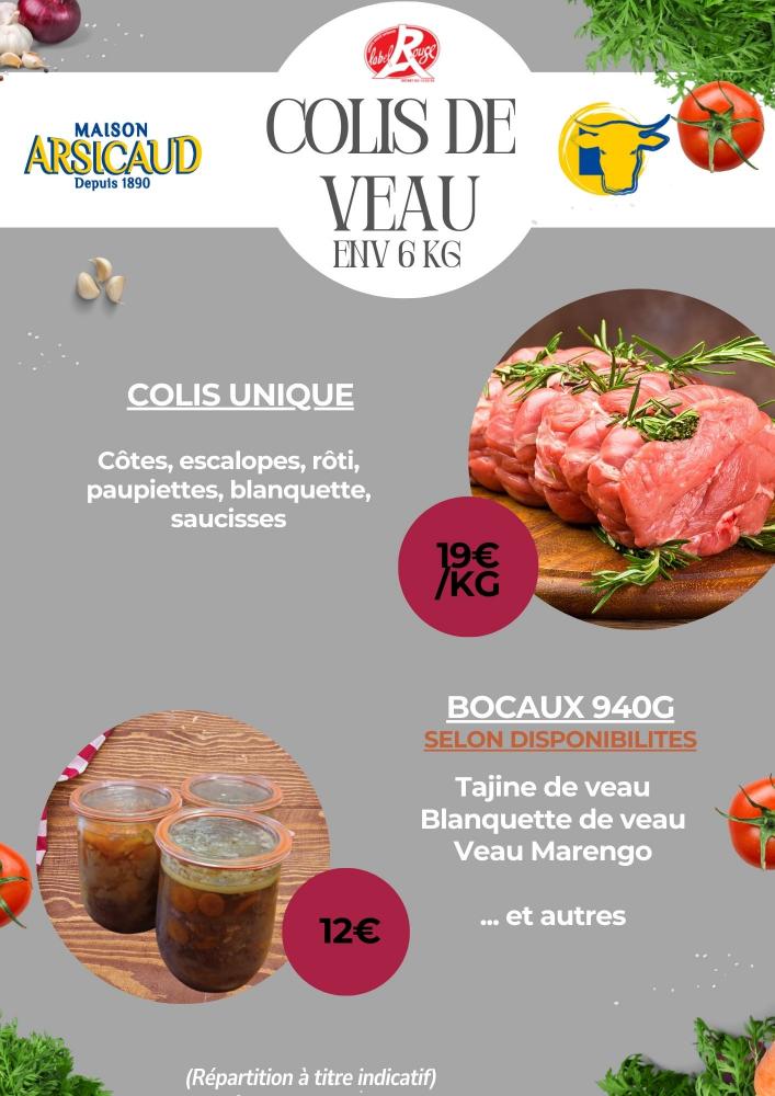 COLIS DE VEAU